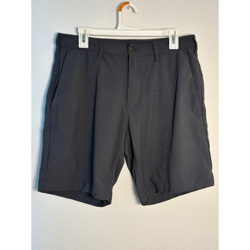 Lands End Mens Performance Golf Shorts Gray Size 33 Hiking Outdoor Stretch